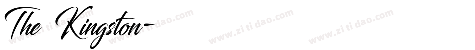 The Kingston字体转换